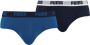 Puma Blauw Marine Slip Pack met Wit Blauw Tailleband Multicolor Heren - Thumbnail 2