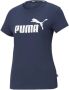 Puma Blauw T-shirt met bedrukt logo Blauw Dames - Thumbnail 3