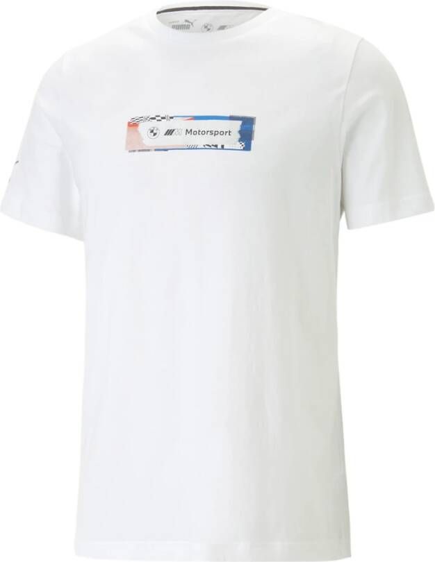 Puma BMW Motosport Logo T-Shirt White Heren