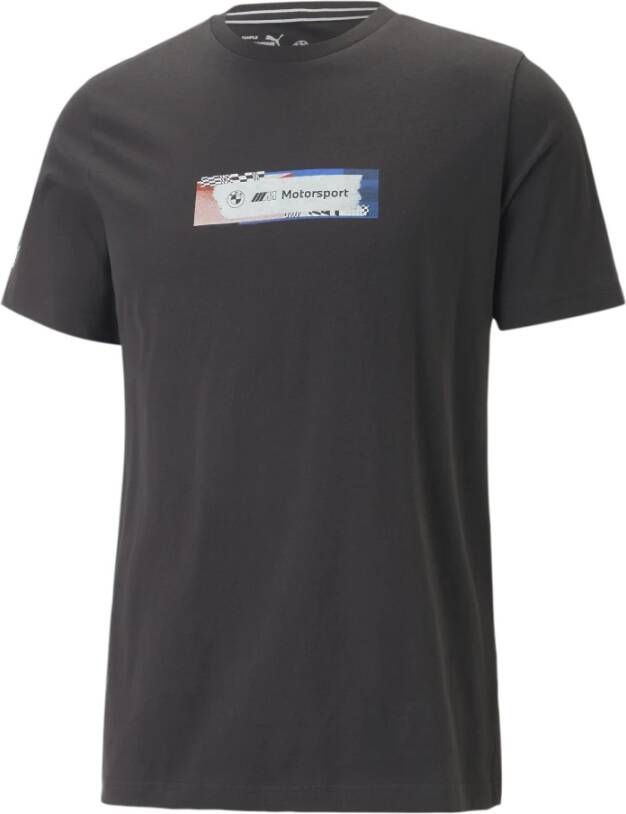 Puma BMW Motosport Logo T-Shirt Zwart Heren