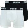 PUMA Boxershort wit + zwart (set 2 stuks) - Thumbnail 3