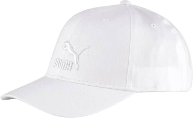 Puma Geborduurde Logo Baseballpet White Heren