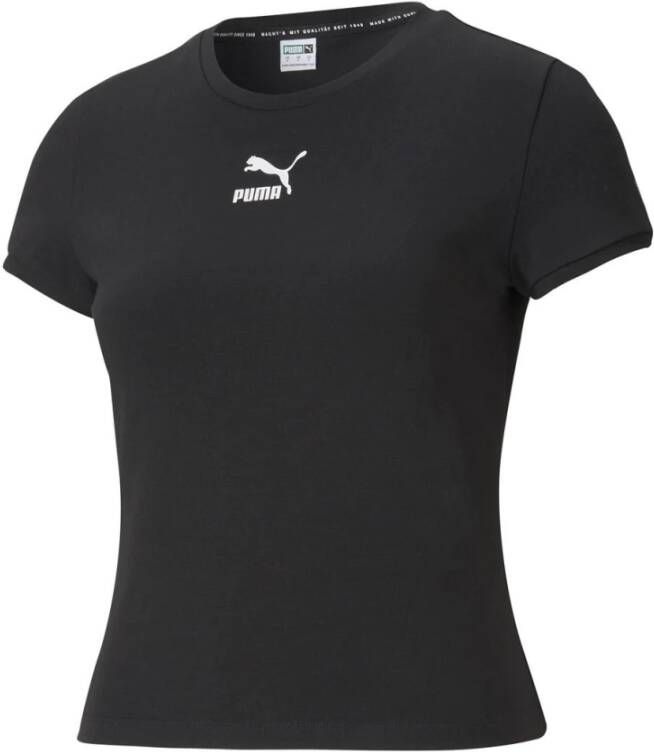 Puma Clics gemonteerde t -shirt Zwart