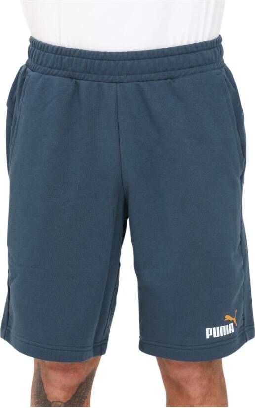 Puma Comfortabele en stijlvolle casual shorts Blauw Heren