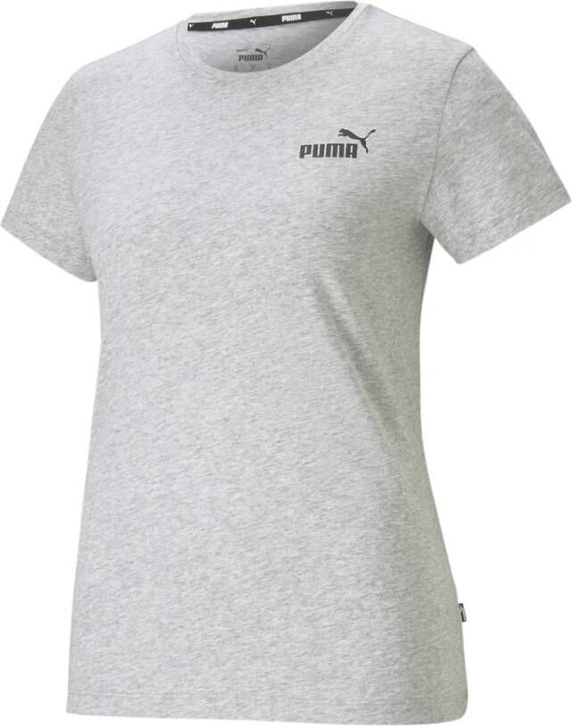 Puma Essential Logo T-Shirt voor vrouwen Gray Dames