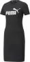Puma t-shirtjurk met logoprint zwart Meisjes Stretchkatoen Ronde hals Logo XS - Thumbnail 2