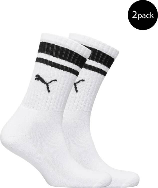 PUMA Sokken UNISEX HERITAGE CREW SOCK Comfort-pasvorm gewatteerde zool (2 paar) - Foto 3