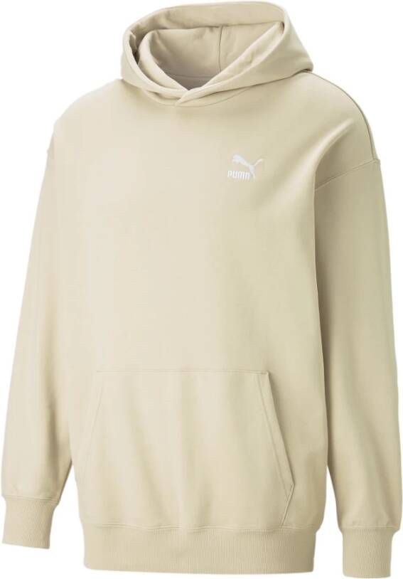 Puma Klassieke relaxte hoodie Yellow Heren