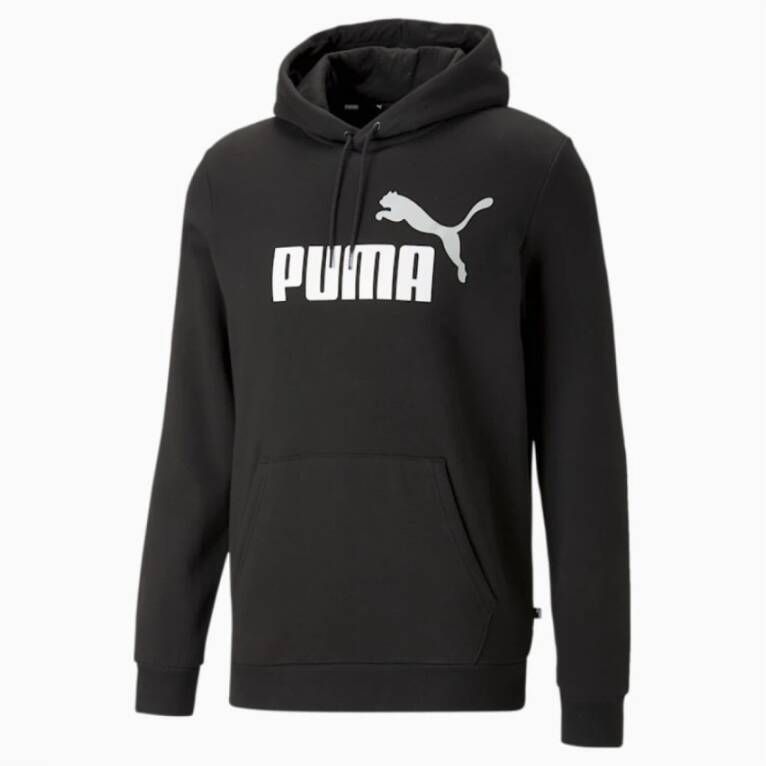Puma Logo Hoodie Black Heren