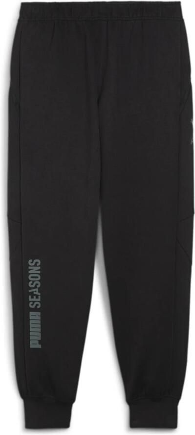 Puma Basis katoenen joggers rechte pasvorm Black Heren - Foto 3