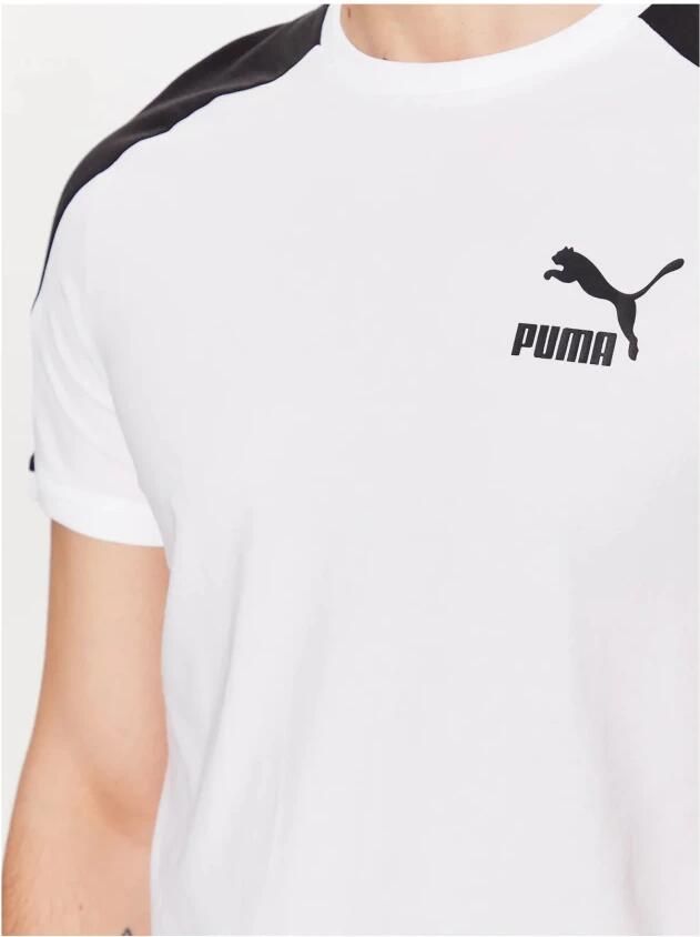 Puma Bicolore Stretch T-shirt White Heren - Foto 2