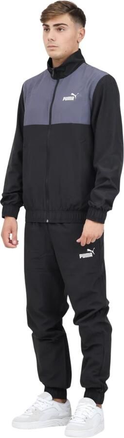 Puma Colorblock Trainingspak voor Mannen Black Heren - Foto 3