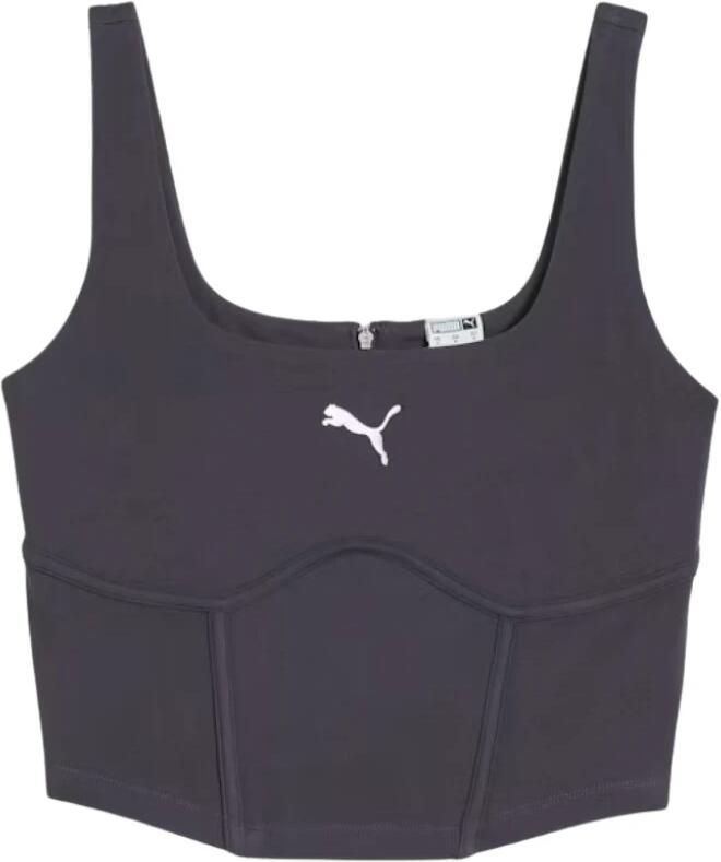 Puma Corset Shirts voor een Gedurfde Look Gray Dames - Foto 4