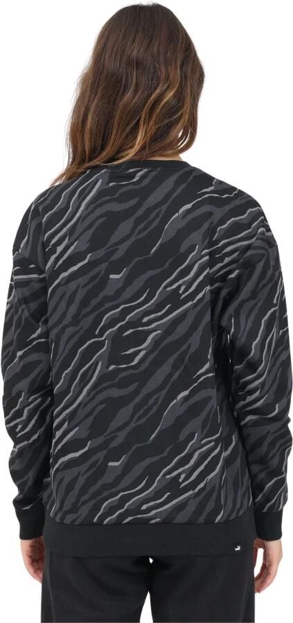Puma Dierenprint Sweater Black Dames - Foto 2
