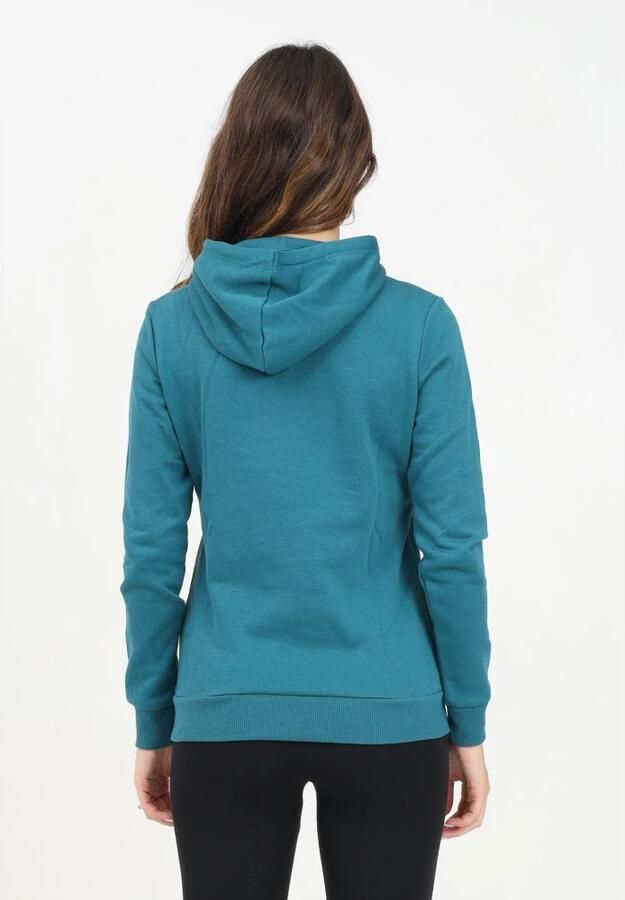 Puma Essentials Logo Hoodie Groen Vrouwen Blue Dames - Foto 2