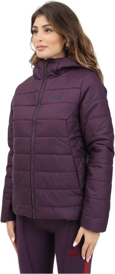 Puma Essentials Paarse Gewatteerde Jas Vrouwen Purple Dames