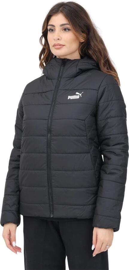 Puma essentials hooded padded winterjas zwart dames - Foto 4