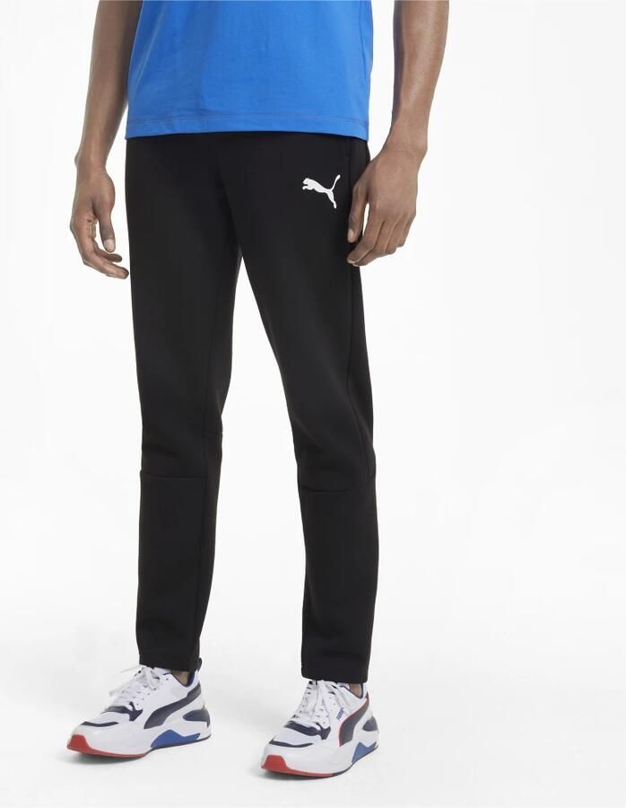 Puma Zwarte Streetwear met Slim Fit en Elastische Taille Black Heren - Foto 4