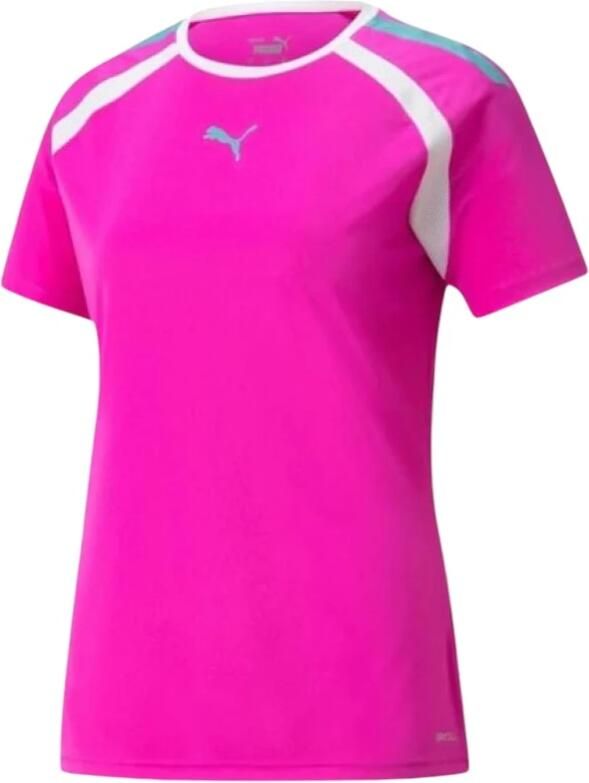 Puma Fuchsia Raglan T-shirt met Mesh-inzet Pink Dames