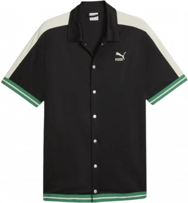 Puma Gerecycled polyester T7 schiet T-shirt Black Heren