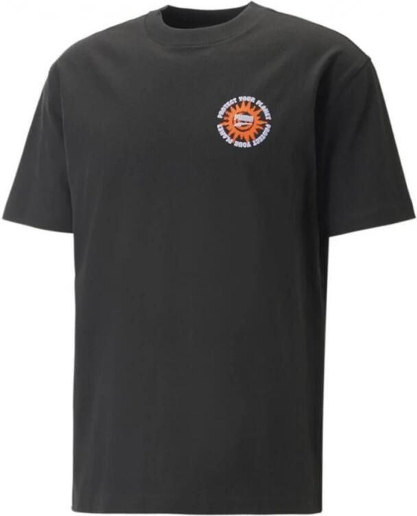 Puma T-shirt Korte Mouw 539181_downtown_graphic_tee_nero