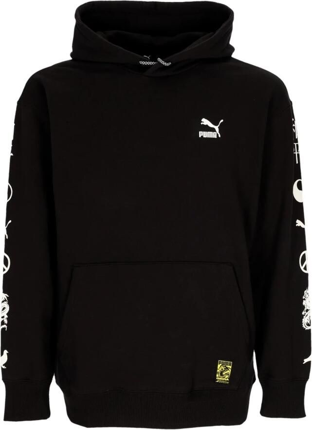Puma Grafische Hoodie X Staple Zwart Black Heren