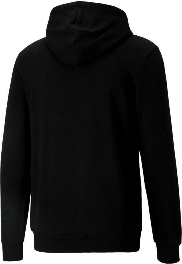 Puma Essentialsentials Logo Zwart Sweater met Capuchon Heren