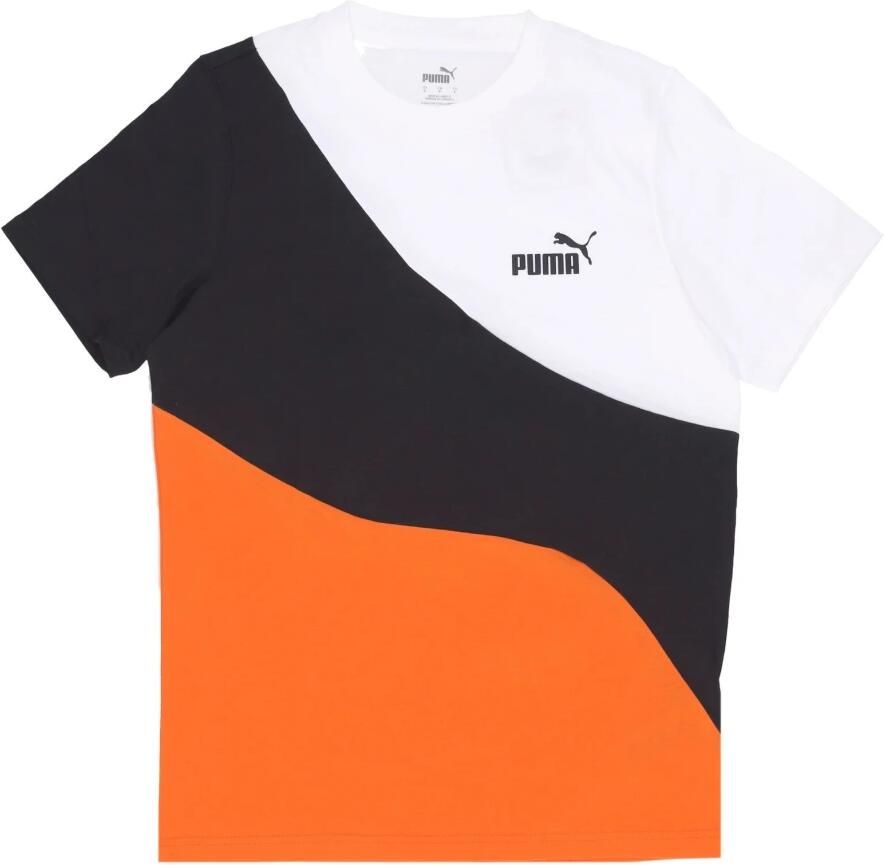 PUMA PERFORMANCE T-shirt in colour-blocking-design model 'PUMA POWER Cat'