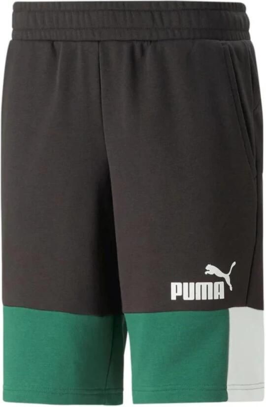 Puma Katoenen Bermuda Shorts met Elastische Taille Black Heren