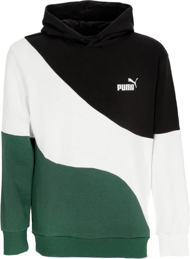 PUMA PERFORMANCE Hoodie in colour-blocking-design model 'PUMA POWER Cat'