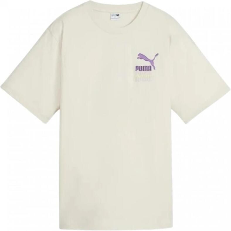 Puma Klassieke Brand Love Katoenen T-shirt White Dames