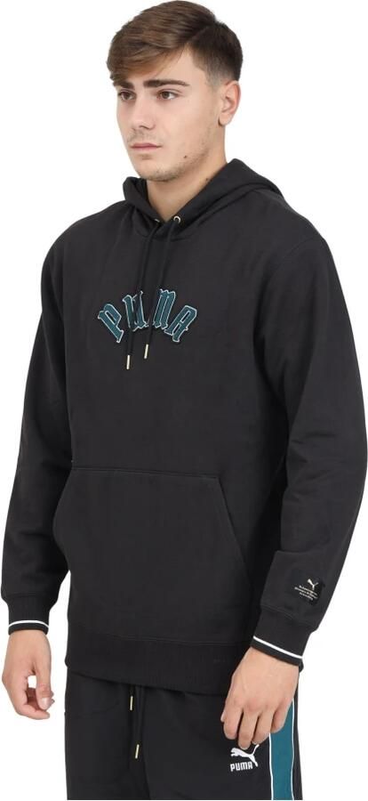 Puma Klassieke Hoodie Streetwear Collectie Black Heren - Foto 3
