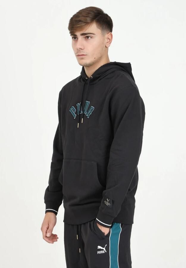 Puma Klassieke Hoodie Streetwear Collectie Black Heren