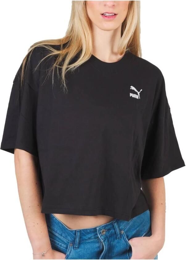 Puma Stijlvolle T-shirts voor dagelijks gebruik Black Dames - Foto 3