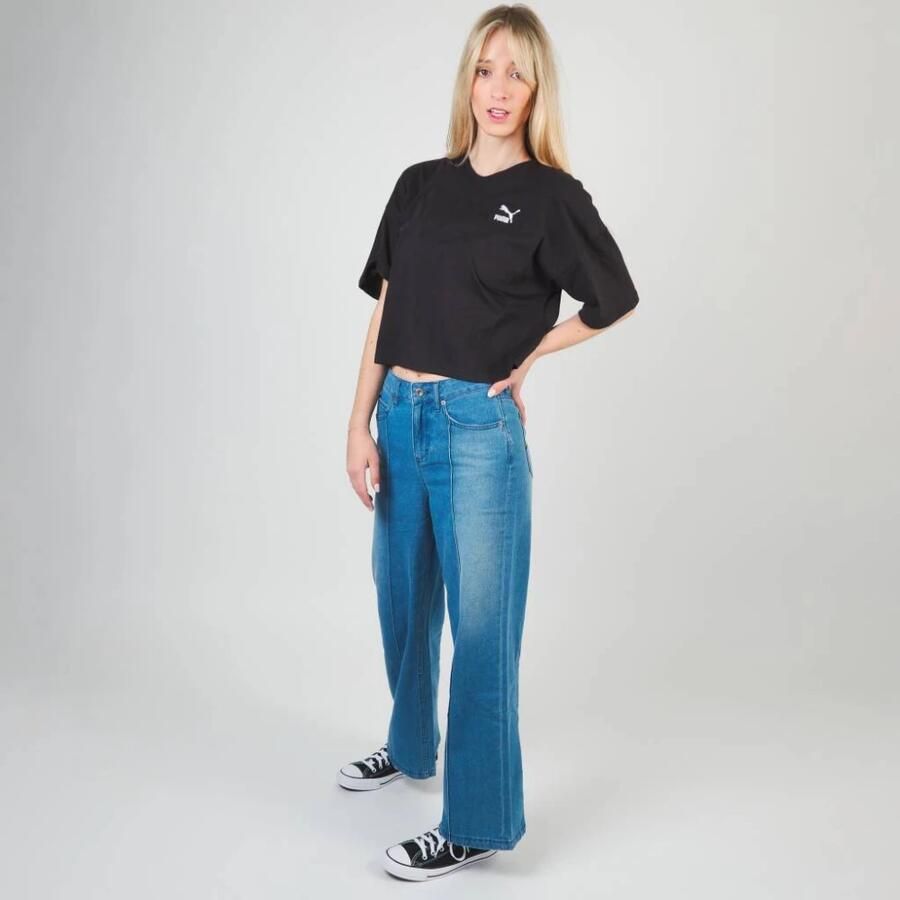 Puma Stijlvolle T-shirts voor dagelijks gebruik Black Dames