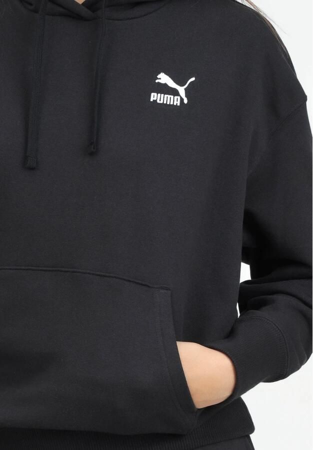 Puma Klassieke Zwarte Hoodie Sweater Black Dames