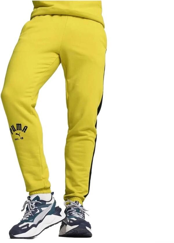 Puma Play Paris Sweatpants Yellow Heren - Foto 3