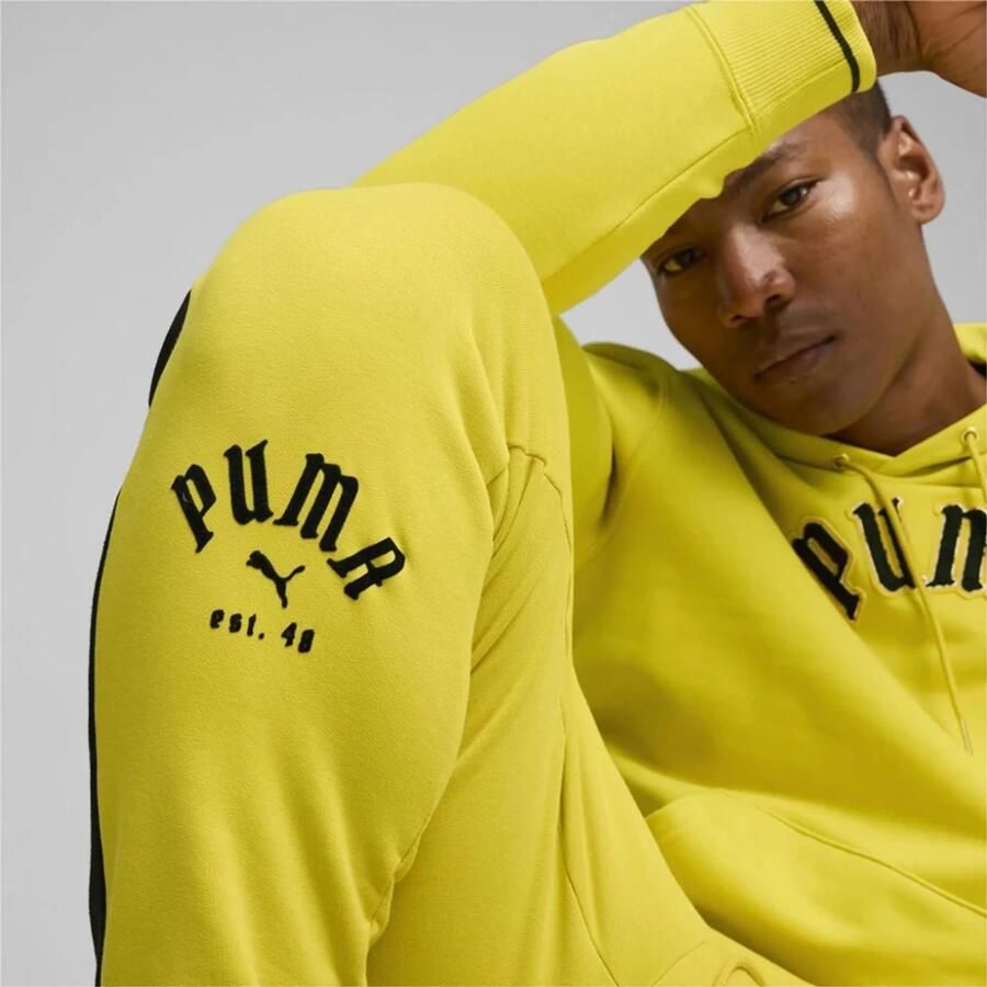 Puma Play Paris Sweatpants Yellow Heren