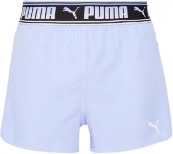 Puma Polyester Shorts met Vet Logo Purple Dames - Foto 3