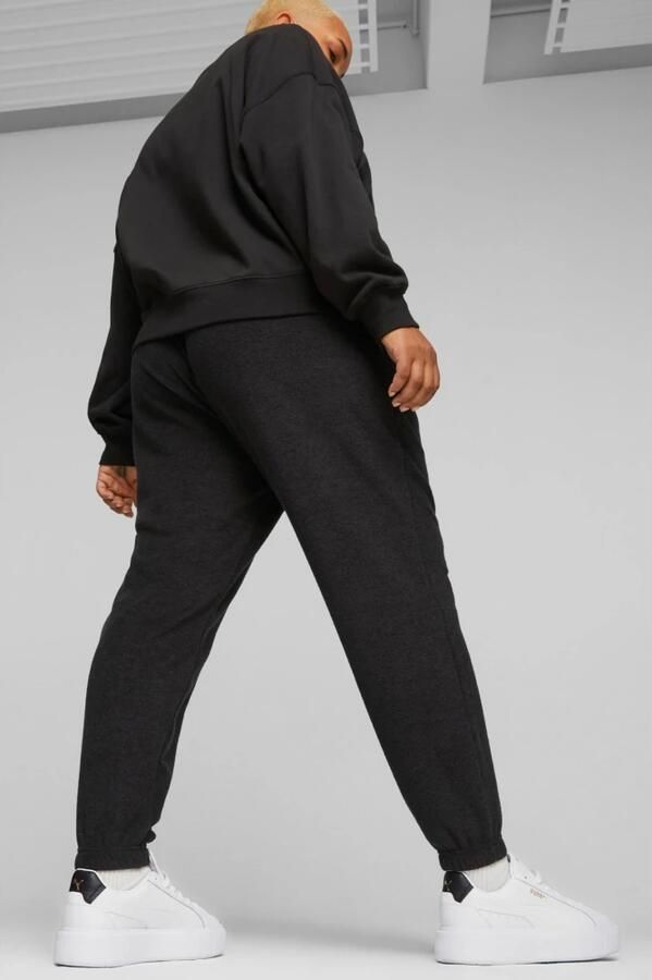 Puma Sportieve Zwarte Sweatpants met Logo Black Dames - Foto 3