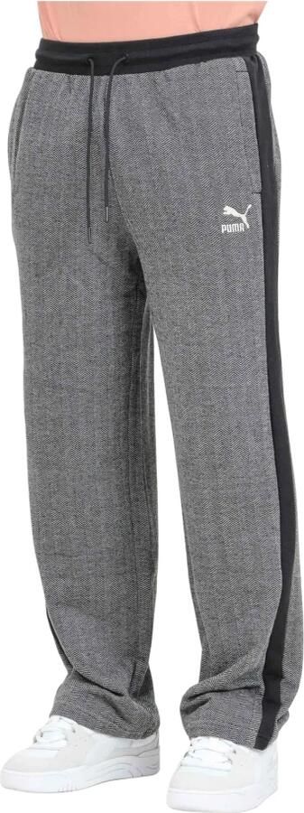 Puma Relaxed Track Broek Zwart Sportieve Broek Gray Heren