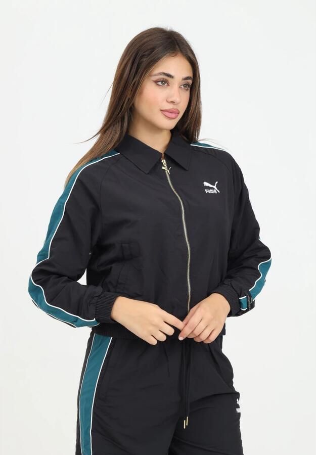 Puma Retro Windbreaker Jacket Play Loud Black Dames - Foto 2