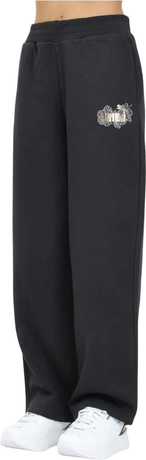 Puma Sportieve Zwarte Gebreide Broek Black Dames - Foto 3