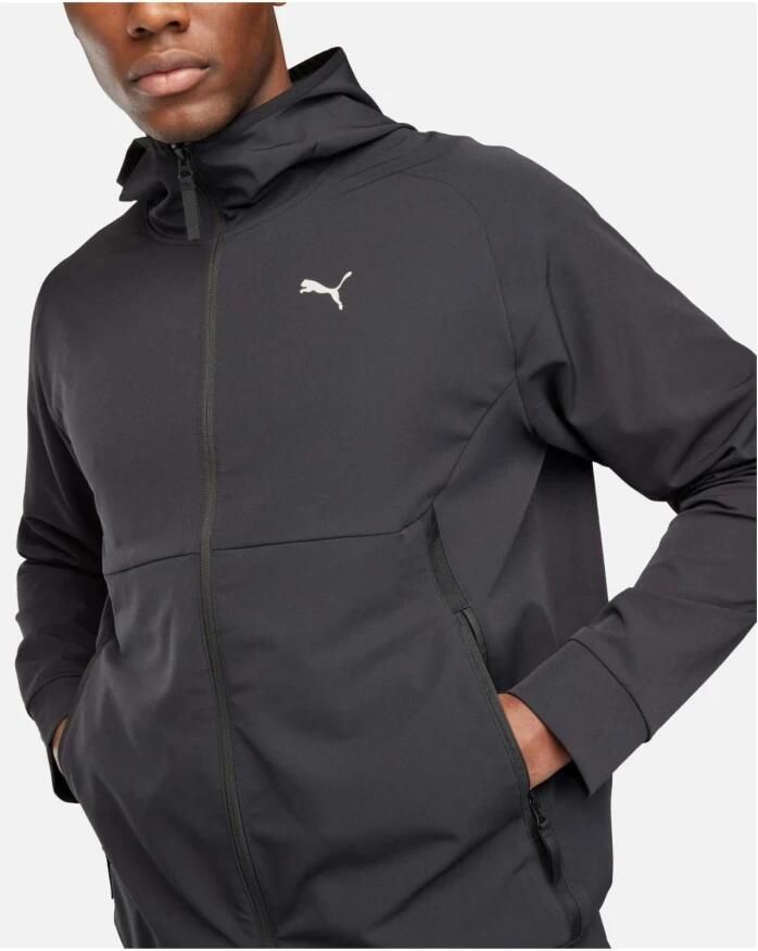 Puma Tech Hoodie Zwart Gray Heren