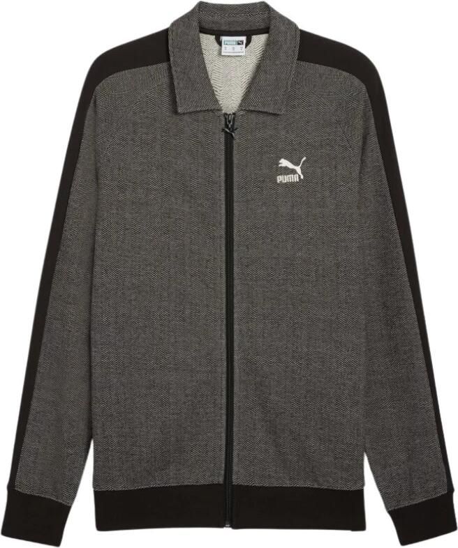 Puma Zwarte Zip T7 Sweater Black Heren - Foto 4