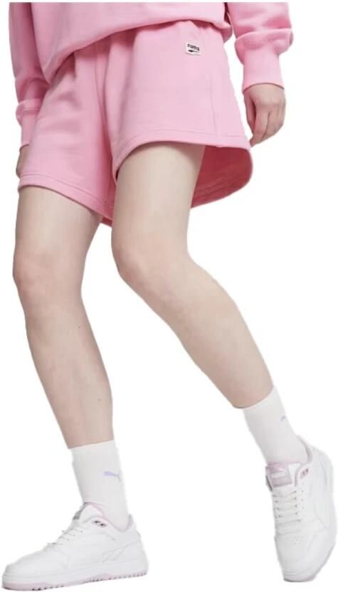 Puma Zomer Taille Shorts voor Vrouwen Pink Dames - Foto 3