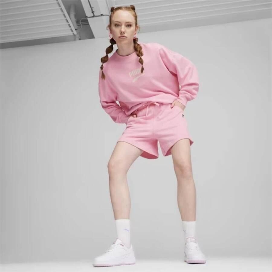 Puma Zomer Taille Shorts voor Vrouwen Pink Dames - Foto 2
