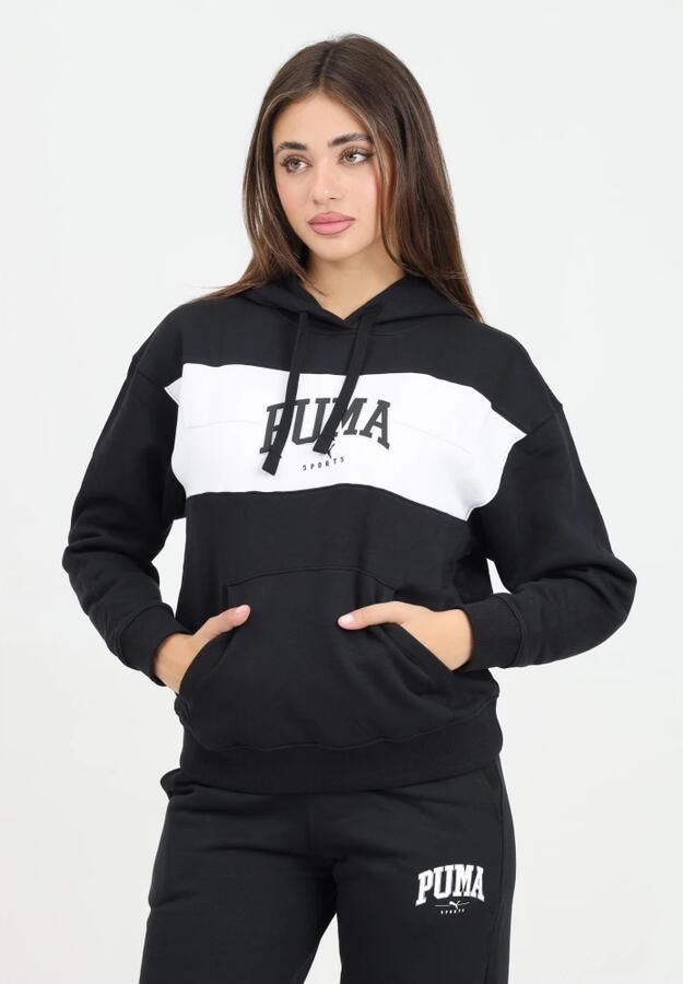 Puma Zwarte Hoodie Squad Sweater Black Dames