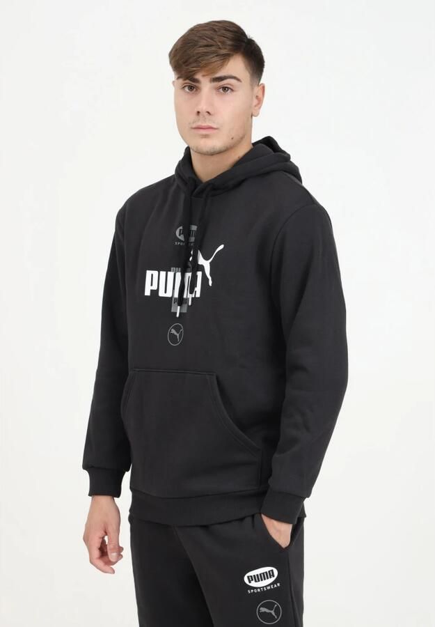 Puma Zwarte hoodie sweatshirt casual sportieve stijl Black Heren - Foto 2