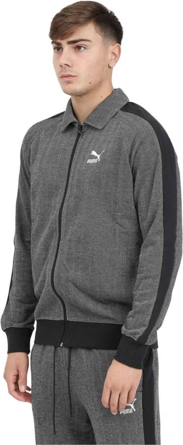 Puma Zwarte Zip T7 Sweater Black Heren - Foto 7